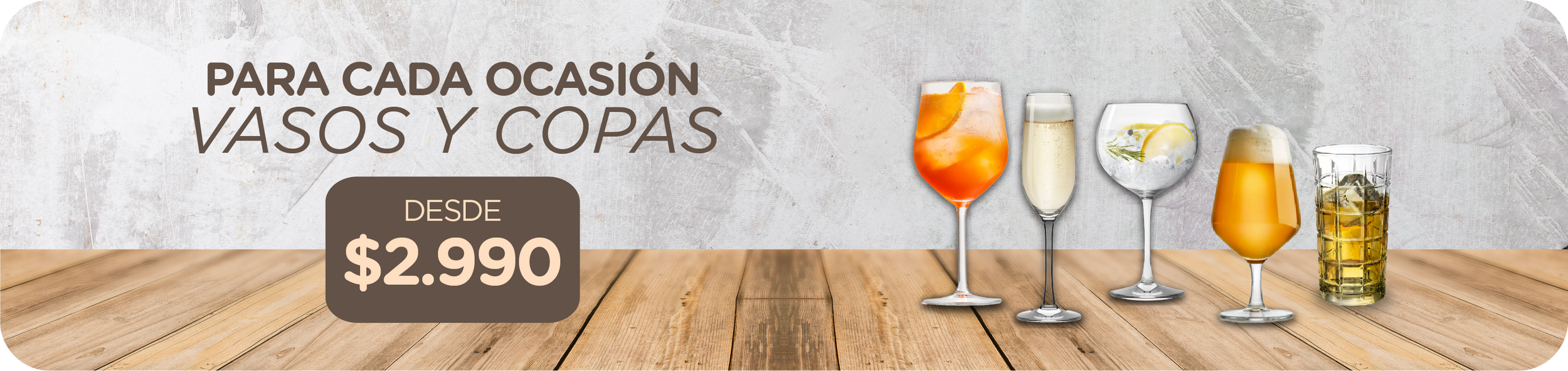 Vasos y copas