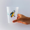 VASO PLÁSTICO MASCOTA FÚTBOL JUEGOS SANTIAGO 2023