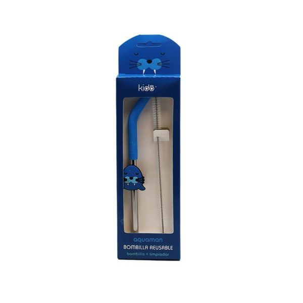 Bombillas Reutilizables Kido - Azul