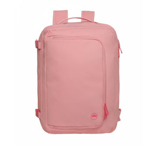 Combo Paraguas Retráctil Burdeo + Mochila de Viaje Viral Llaima Dakota 32L Rosado, Expandible Repelente al agua