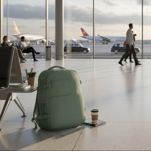 Mochila Viaje Viral Montana Llaima 36L Expandible Sage Green