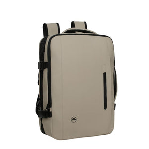 Combo 2 Mochilas de Viaje Viral Radal XL 40L Expandibles Negro y Arena Llaima