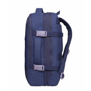 Combo 2 Mochilas de Viaje Viral Radal XL 40L Expandibles Negro y Morado Llaima