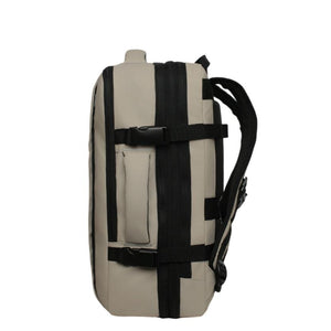 Combo 2 Mochilas de Viaje Viral Radal XL 40L Expandibles Negro y Arena Llaima