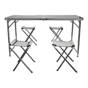 Mesa Plegable Tipo Maleta + 4 Pisos 120 cm Outback