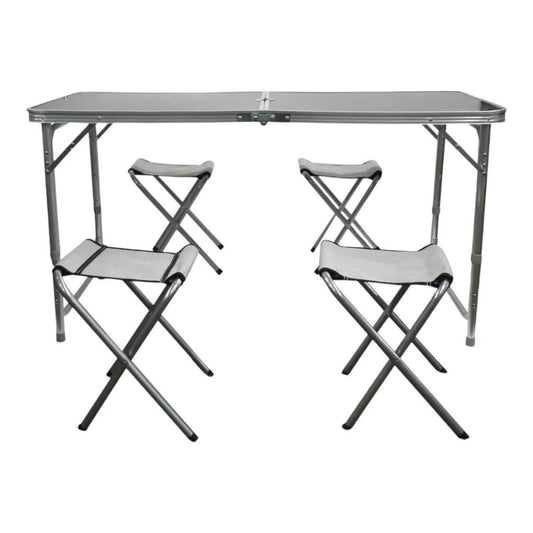 Mesa Plegable Tipo Maleta + 4 Pisos 120 cm Outback