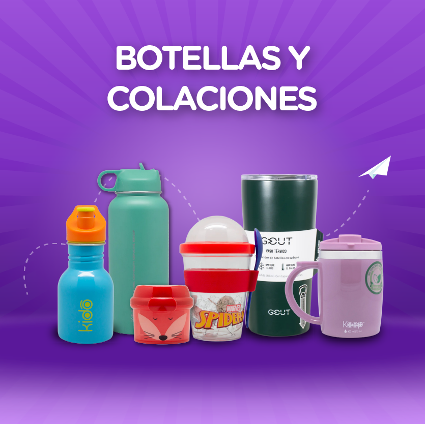 Botellas y colaciones