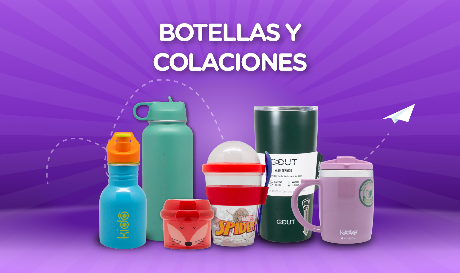 Botellas y colaciones