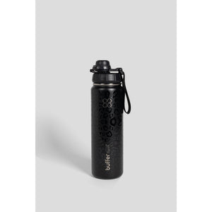 Combo Mochila Saxoline Collins Negra 20 L + Botella de Agua Térmica Buffer 700ml con 4 Tapas