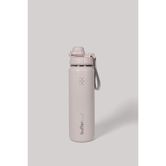 Botella Agua Térmica Buffer Morea 700ml +4 Tapas Pink Leopardo