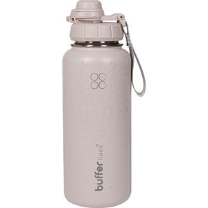 Botella Agua Térmica Buffer Morea 700ml +4 Tapas Pink Leopardo