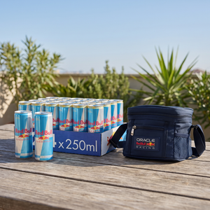 Combo Red Bull Sin Azúcar Caja 24 Latas 250 ml + Bolso Cooler Oracle Red Bull Racing