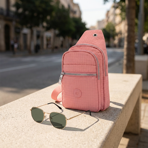 Combo Lentes de Sol Cala + Bandolera Cruzada Navigator XB 5 L Rosada