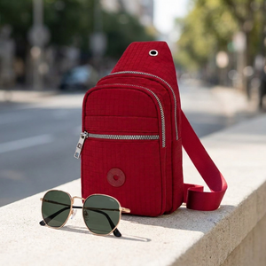 Combo Lentes de Sol Cala + Bandolera Cruzada Navigator XB 5 L Roja