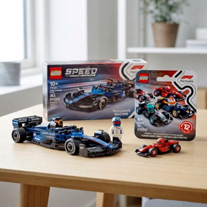 Combo LEGO® Speed Champions Williams Racing FW46 F1 + LEGO® Autos F1 Coleccionables