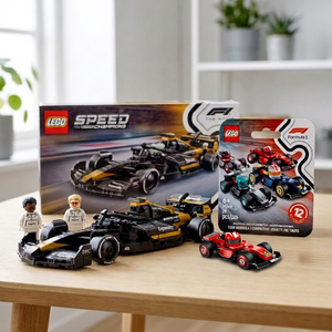 Combo LEGO® Speed Champions Auto APXGP F1 La Película + LEGO® Autos F1 Coleccionables