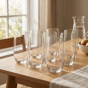 Combo 8 Vasos Altos 500 ml Hausmann (2 Sets de 4)