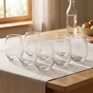 Combo 8 Vaso-Copa sin Tallo 610 ml Hausmann (2 Sets de 4)