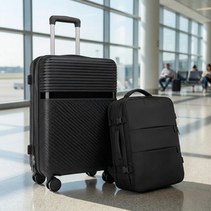 Combo Viaje: Maleta Mediana 24 Pulgadas Marksman 76 L + Mochila Viaje Viral 40L Expandible