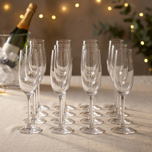 Combo 12 Copas de Champagne de Cristal 210 ml Maison Verre (3 Sets de 4)