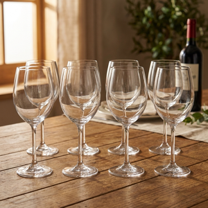 Combo 8 Copas de Vino de Cristal 520 ml Maison Verre (2 Sets de 4)