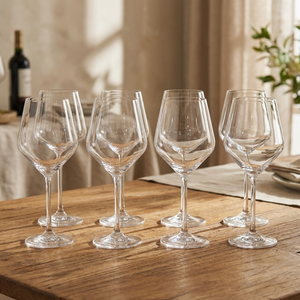 Combo 8 Copas de Vino de Cristal 450 ml Maison Verre (2 Sets de 4)