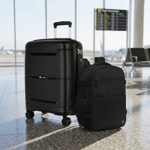 Combo Maleta de Cabina Conguillío 49L + Mochila de Viaje Viral Montana 36L Negra