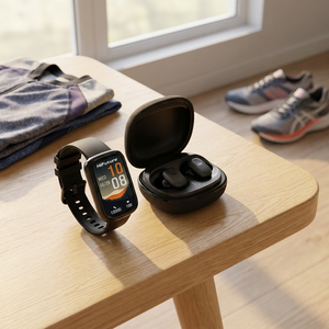 Combo Smartwatch HiFuture Evo 2 Negro + Audífonos Inalámbricos Bluetooth B Sound Negros