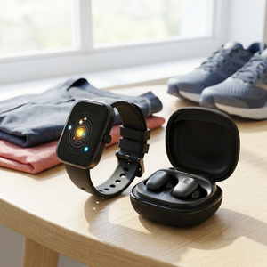 Combo Smartwatch HiFuture Lume Pro Negro + Audífonos Inalámbricos Bluetooth B Sound Negros