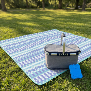Combo Picnic: Cooler Plegable 18 L Llaima + Bloque de Hielo 1 kg + Manta Picnic 150 x 180 cm