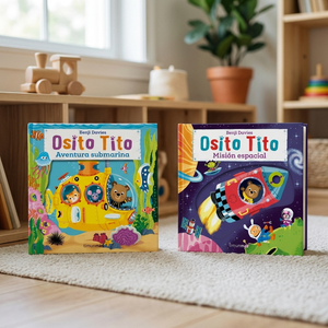 Combo 2 Libros Osito Tito: Aventura Submarina y Misión Espacial