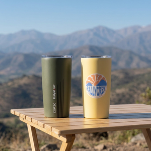 Combo 2 Mugs Térmicos Copec RallyMobil 580 ml Verde y Amarillo