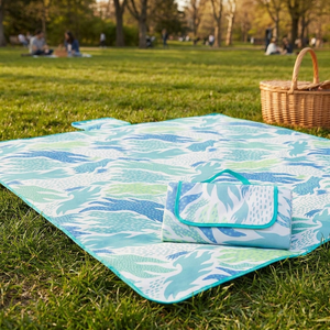 Combo 2 Mantas de Picnic Mashini 150 x 180 cm Diseño Manchas