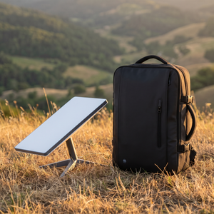 Combo Starlink Mini Kit de Internet Satelital + Mochila de Viaje Viral Radal XL 40L Expandible Negro Llaima