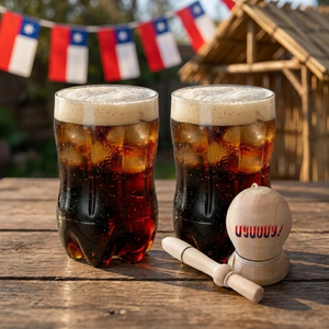 Combo Set de 2 Vasos Fernetto 650 ml mas Emboque Dieciochero