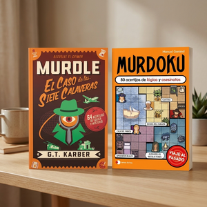 Combo Libros: Murdle Siete Calaveras + Murdoku Viaje al Pasado