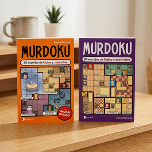Combo Libros Murdoku: Viaje al Pasado + 80 Acertijos de Lógica - Manuel Garand