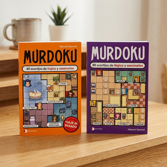 Combo Libros Murdoku: Viaje al Pasado + 80 Acertijos de Lógica - Manuel Garand
