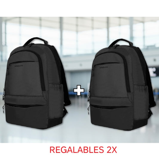 Combo 2 Mochilas Saxoline Cardiff 30L Black