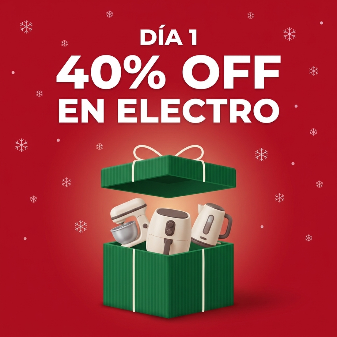 40% de descuento en Electro
