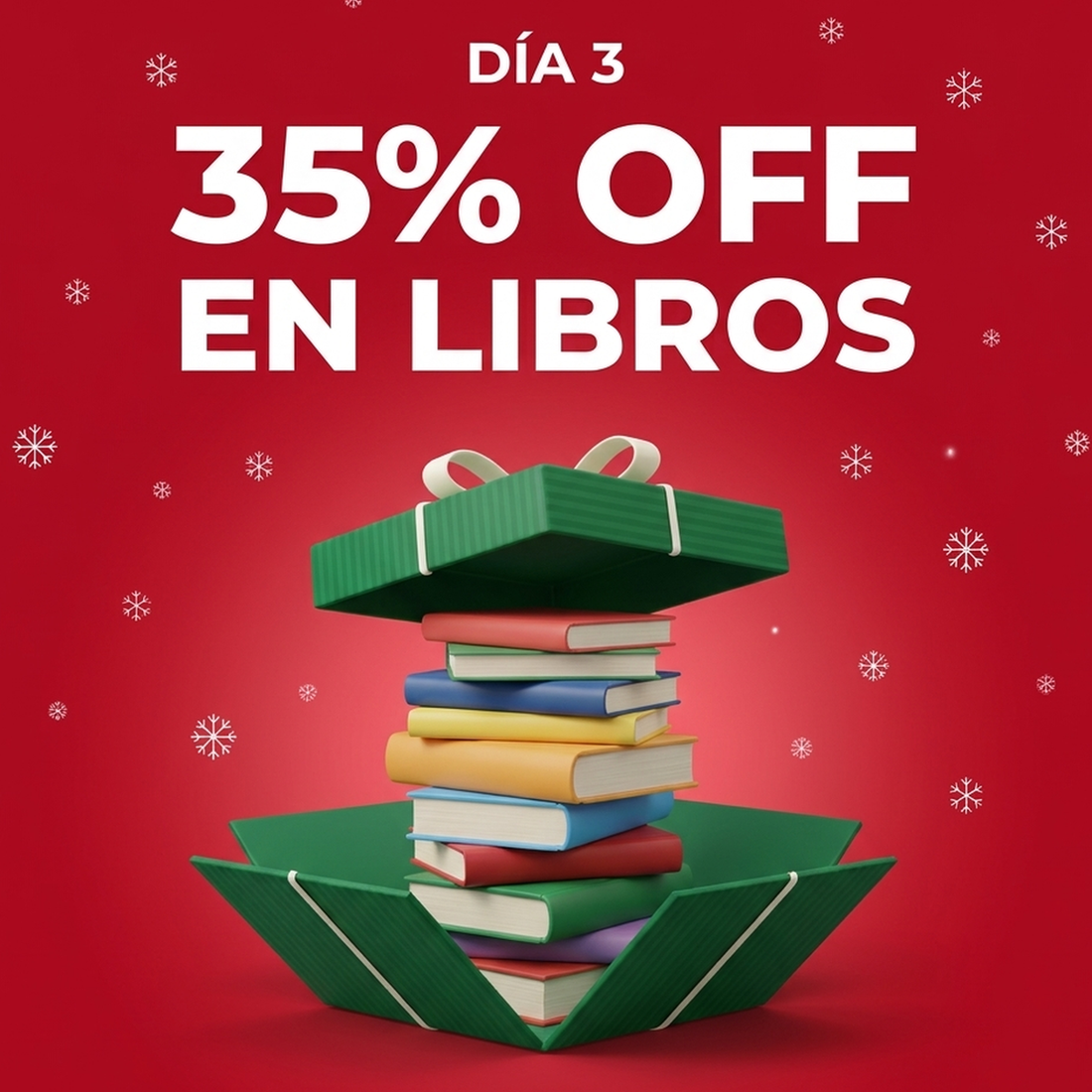 35% de descuento en Libros