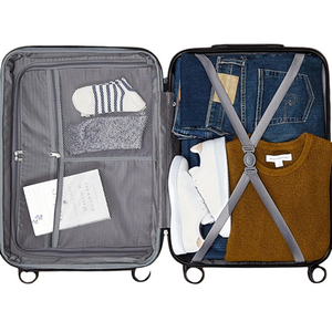Combo Mochila Viral 30L Negra Sleve + Maleta Cabina Marksman Rosado Oscuro