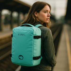 Mochila de Viaje Viral Cabina 45 L. Resistente al Agua. Kippi Menta