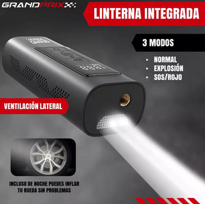 Inflador Portátil de Neumáticos, Colchón camping, Pelotas). Grand Prix.