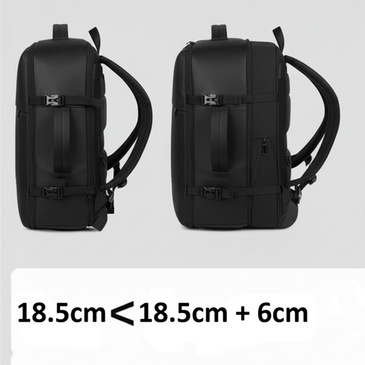 Mochila Viaje Viral Expandible 32L Negro Dakota Llaima