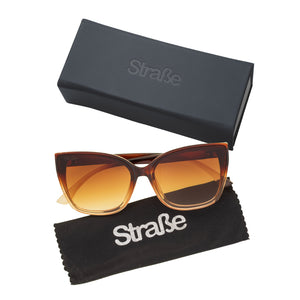 Combo Lentes de sol Lubeck color café + Lentes De Sol Marinha