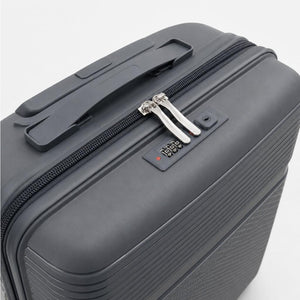 Combo 2 Maletas Carry On Cabina Ultra Resistente Premium S 20 Pulgadas Marksman Gris Grafito + Azul Royal