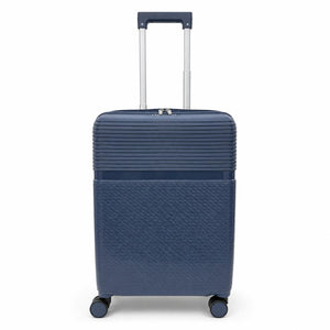 Combo 2 Maletas Carry On Cabina Ultra Resistente Premium S 20 Pulgadas Marksman Gris Grafito + Azul Royal