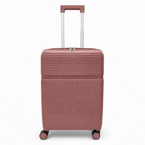 Combo Maleta Carry On Cabina Rosado + Travel Bag Neceser  27cm x 13cm Gout Negro