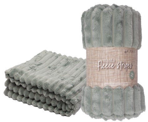 Manta Fleece Stripes 125x150cm